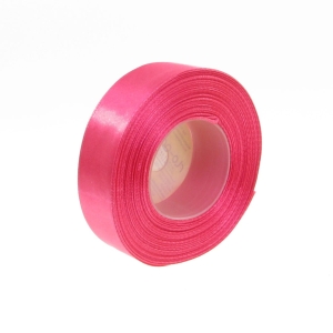 Wstążka Satynowa 25mm 32mb – Poziomkowy Różowy Nr 134