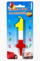 Świeczka Urodzinowa Cyfra  0-9 klasyczna - 10cm
