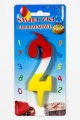 Świeczka Urodzinowa Cyfra  0-9 klasyczna - 10cm