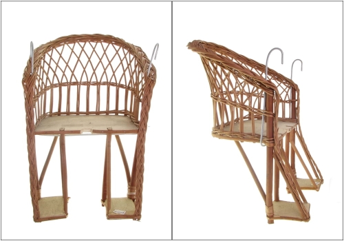 Fotelik Wiklinowy na Rower