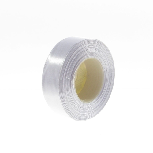 Wstążka Satynowa 25mm 32mb – Biały Nr 01