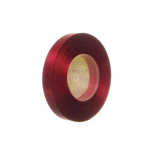 Wstążka Satynowa 12mm 32mb – Jasny Bordowy Nr 33