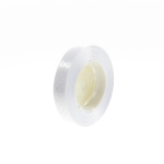 Wstążka Satynowa w Kropki 12mm 22,5mb – Biały Nr 01