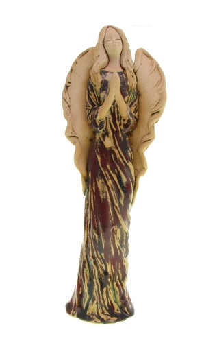 Anioł Franciszka Szkliwiony 35cm - kolory