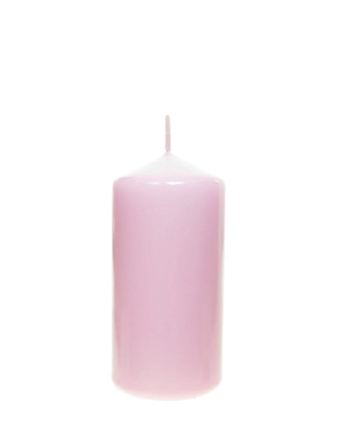 Świeca Słupek 6/12cm - Jasna Różowa