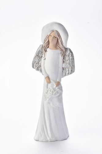 Anioł Irena w Kapeluszu 32cm 