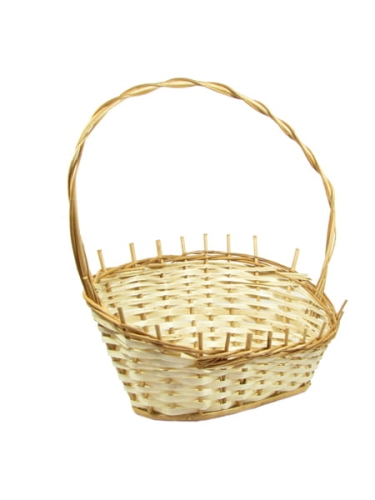 Kosz Wiklinowy Owalny Prezentowy 25x42cm